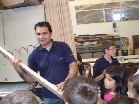 Pai da Cátia - Interação com os alunos